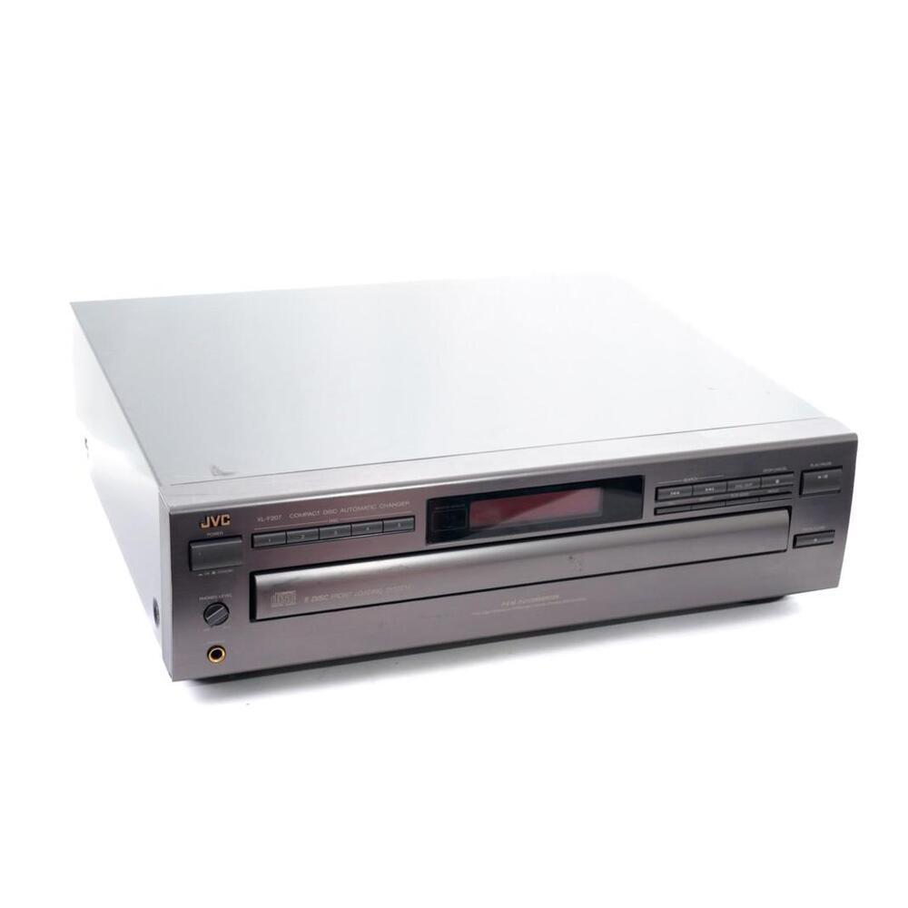 JVC XL-F207TN 5 Disc Automatic CD Changer Player NO WORKING REMOTE - READ DESC.